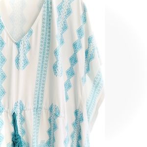 CABANA LIFE | M | Beach Kimono Butterfly Handkerchief Tropical Tassel Dress LOT